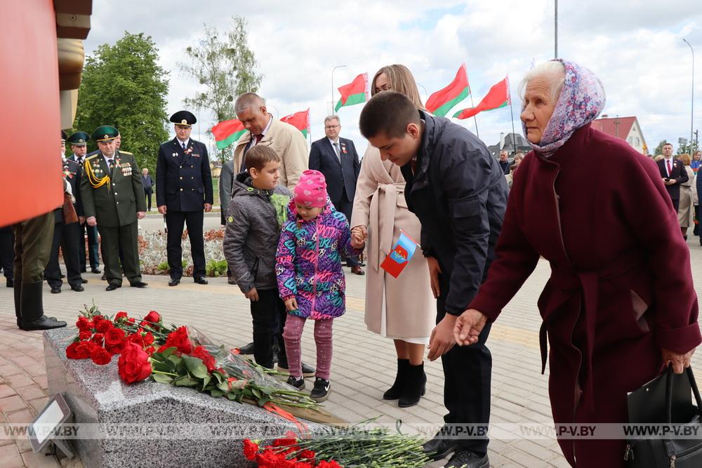 В Пинском районе открыли соборный памятник 80-летия Победы