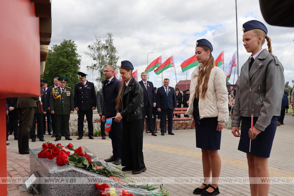 В Пинском районе открыли соборный памятник 80-летия Победы