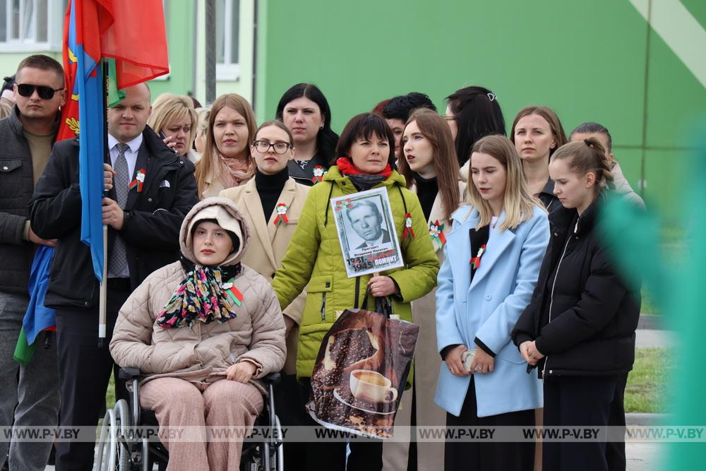 В Пинском районе открыли соборный памятник 80-летия Победы