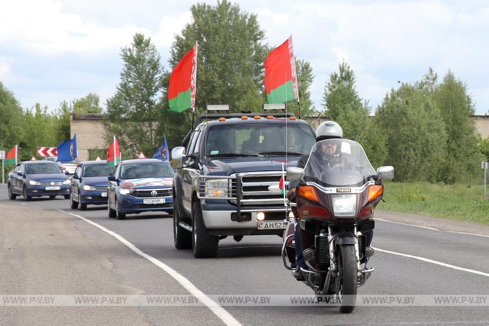 В Пинском районе в День Победы прошел автопробег «Память-2025. Без срока давности»