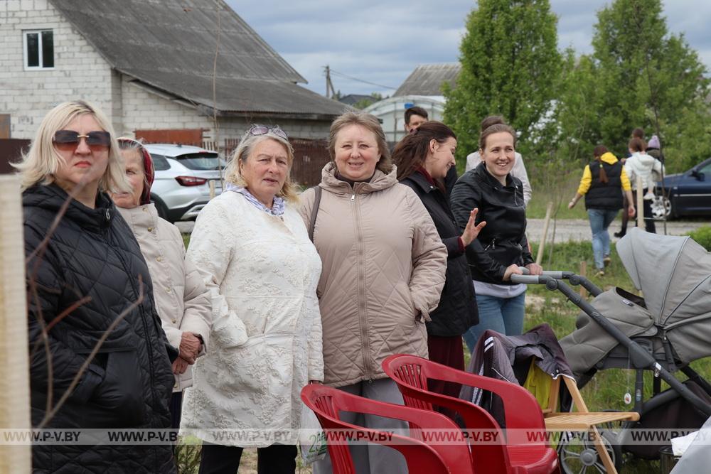 В Пинске в микрорайоне Верасы прошел семейный праздник