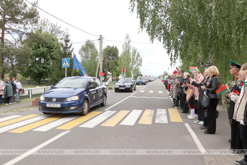 В Пинском районе в День Победы прошел автопробег «Память-2025. Без срока давности»