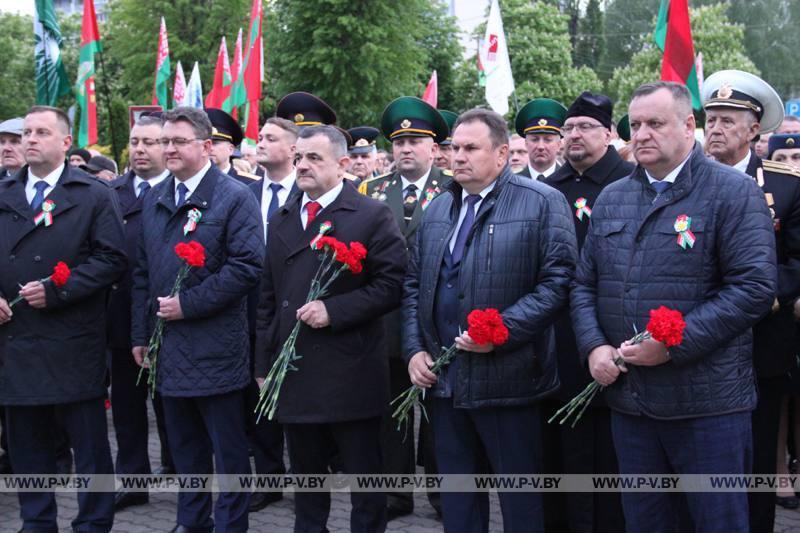 Митинг у мемориального комплекса партизанам Полесья