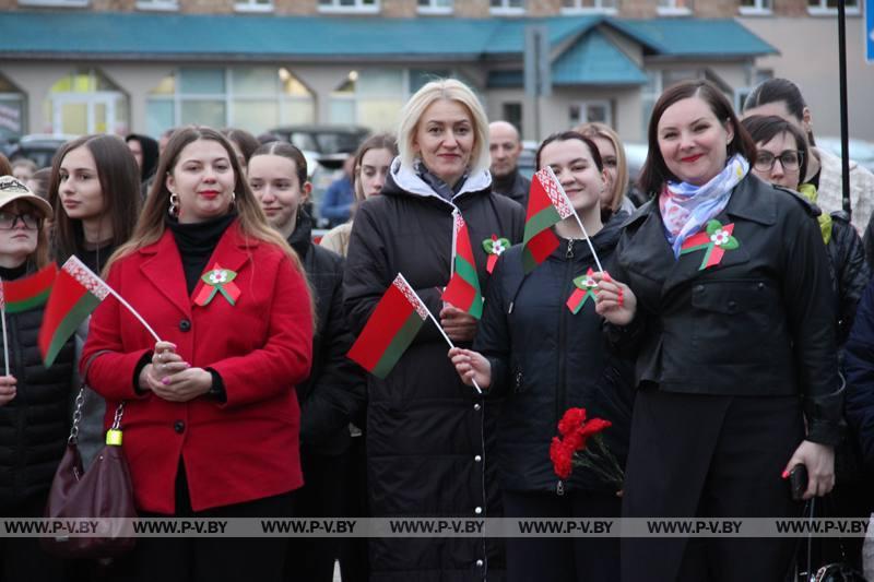 Митинг у мемориального комплекса партизанам Полесья