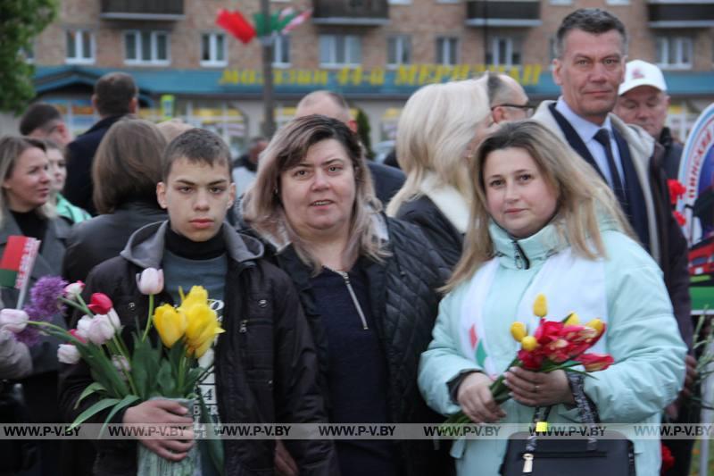 Митинг у мемориального комплекса партизанам Полесья