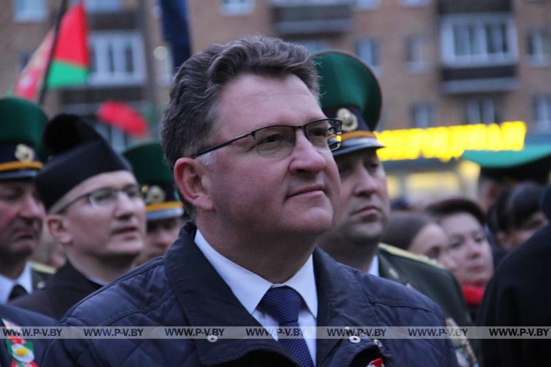 Митинг у мемориального комплекса партизанам Полесья