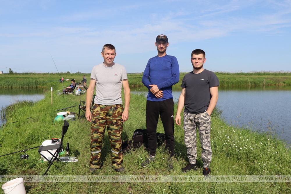 В Пинском районе соревновались рыбаки
