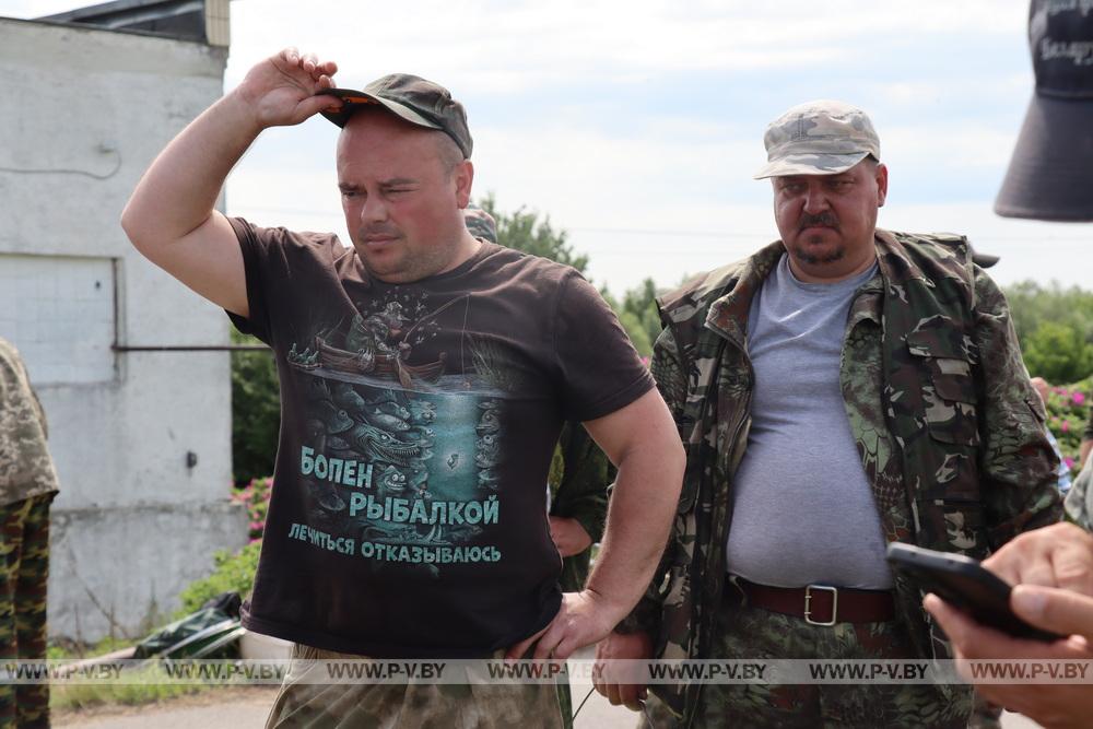 В Пинском районе соревновались рыбаки