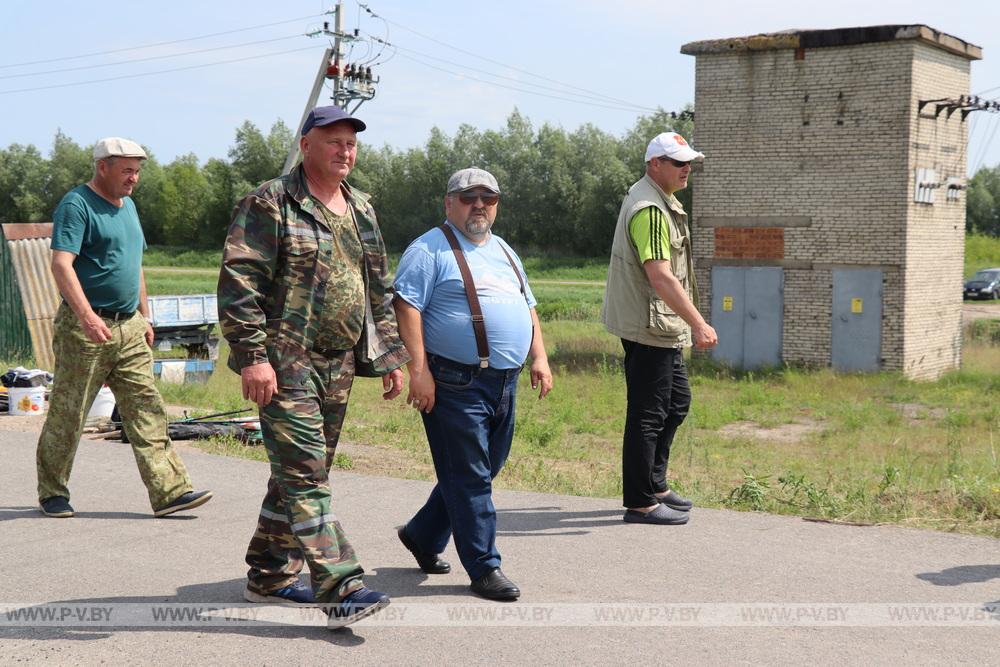 В Пинском районе соревновались рыбаки