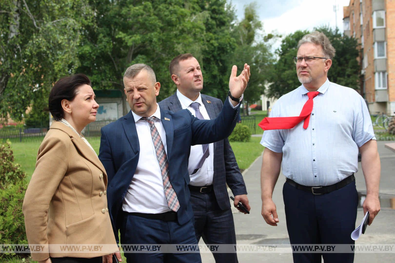Вадим Кравчук с рабочим визитом в Пинске