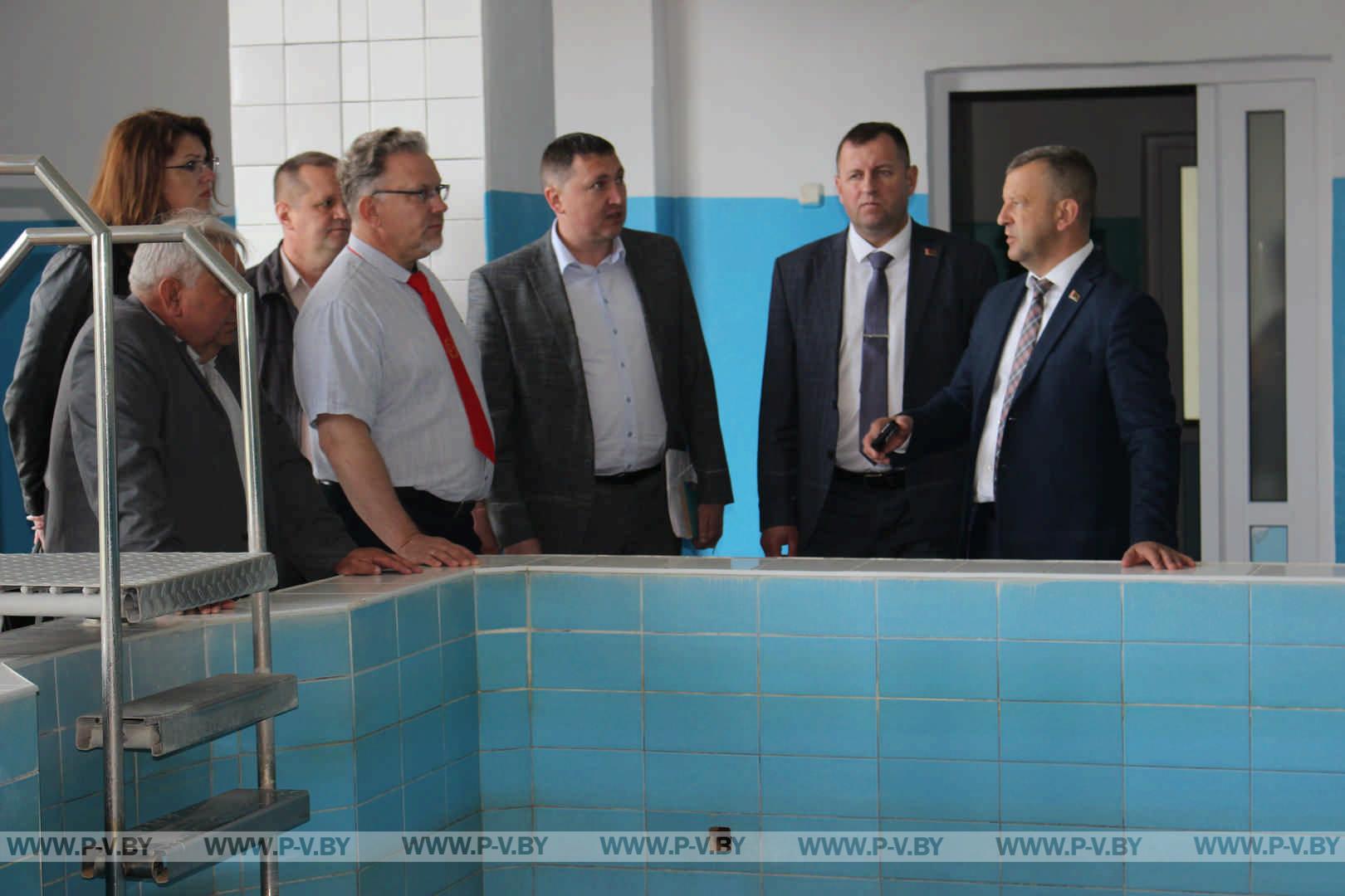 Вадим Кравчук с рабочим визитом в Пинске