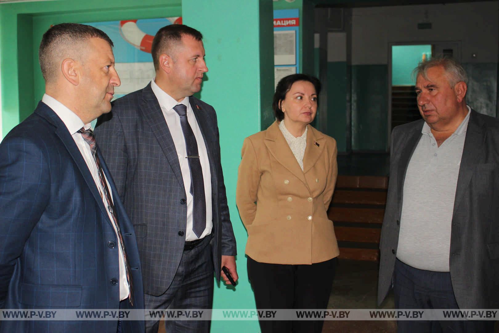 Вадим Кравчук с рабочим визитом в Пинске