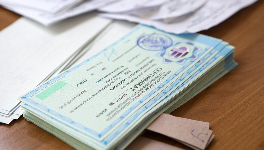 По результатам ЦЭ 27 пинчан получили 100-балльные сертификаты