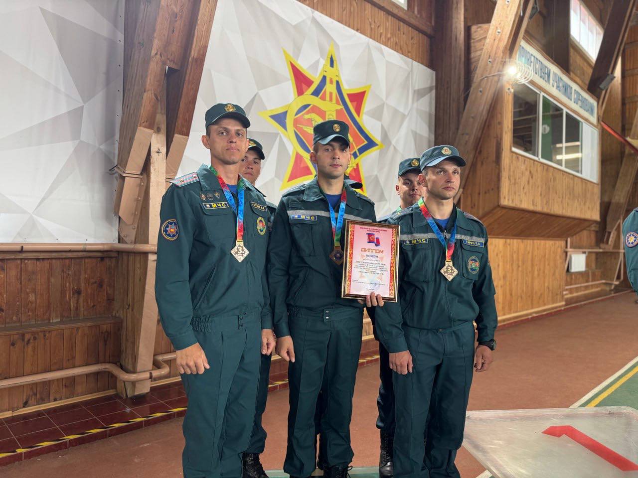 Успехи команды спасателей Брестской области на чемпионате РБ