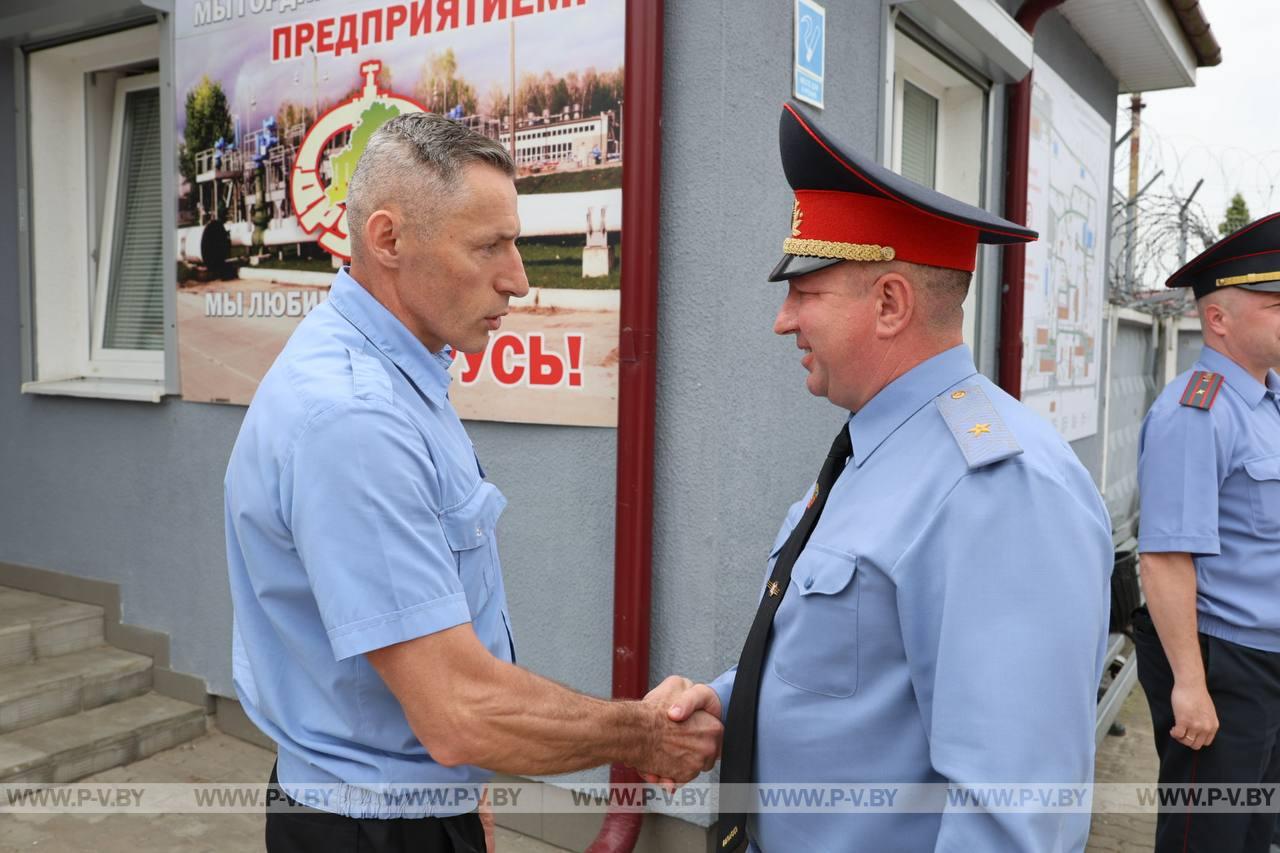 Учебно-методический сбор охраны в Пинске