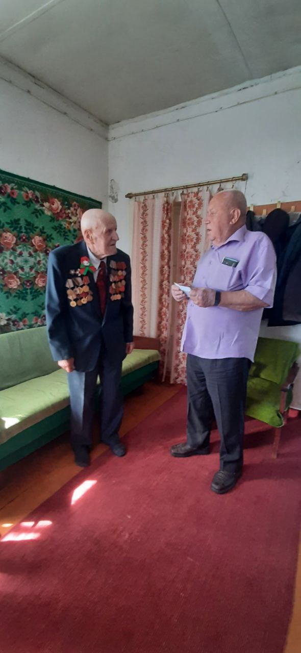 Ветераны Великой Отечественной войны принимали поздравления накануне Дня Независимости