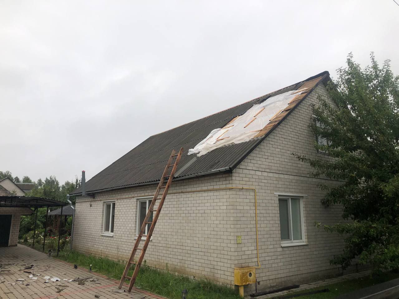 Устранение последствий природной стихии на Пинщине продолжается
