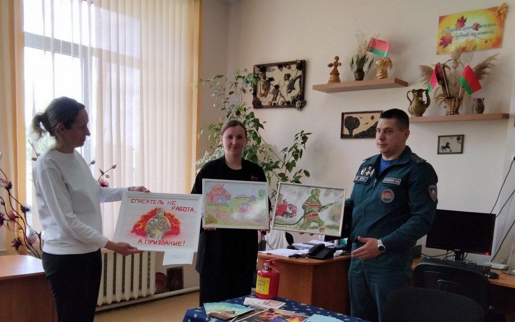 В Логишине прошла встреча с инспектором ГРОЧС в ТЦСОН