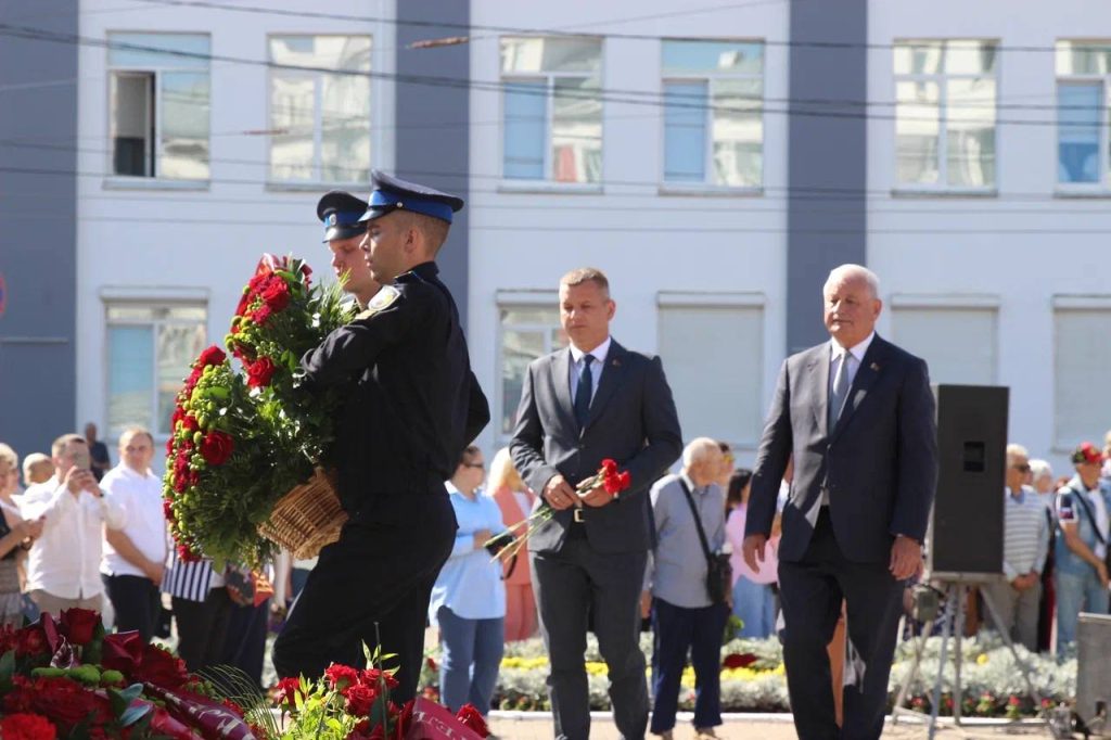 Празднование освобождения города Орла: Делегация из Беларуси среди участников торжеств Празднование освобождения города Орла: Делегация из Беларуси среди участников торжеств