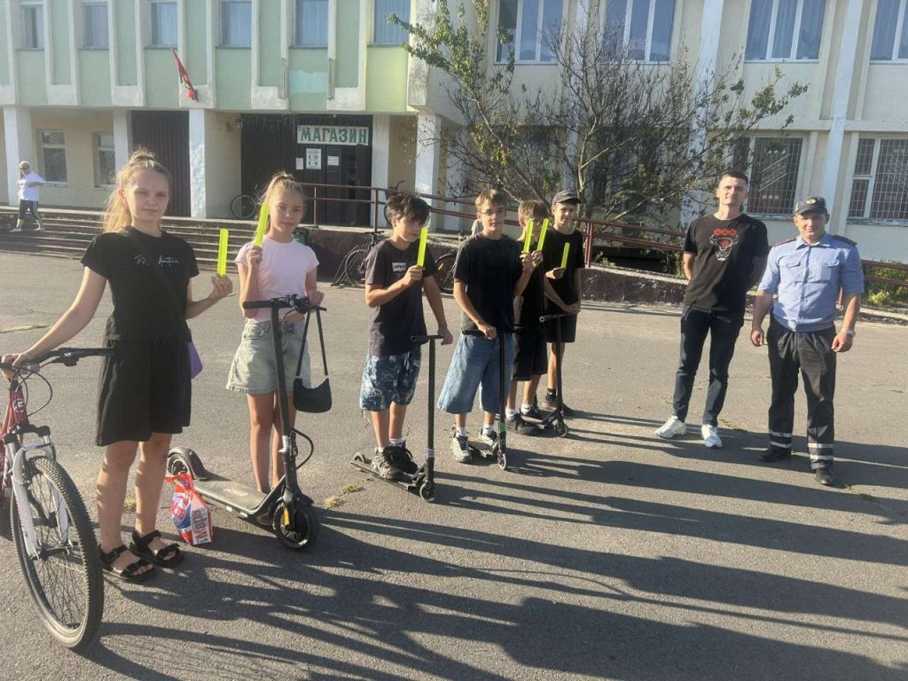 Акция в целях безопасности велосипедистов и пешеходов