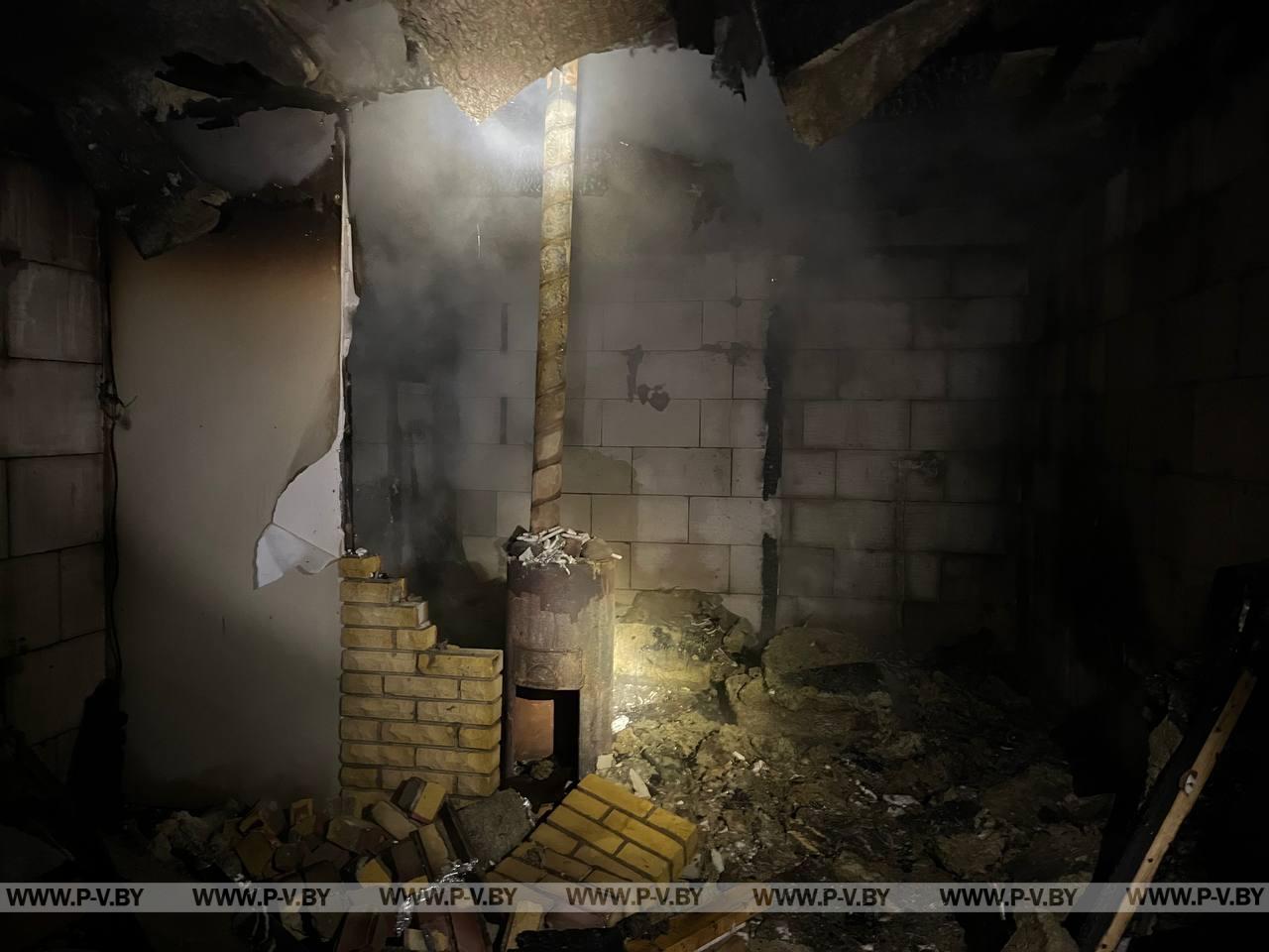 С 19 по 26 ноября на территории Пинска и Пинского района произошло три пожара