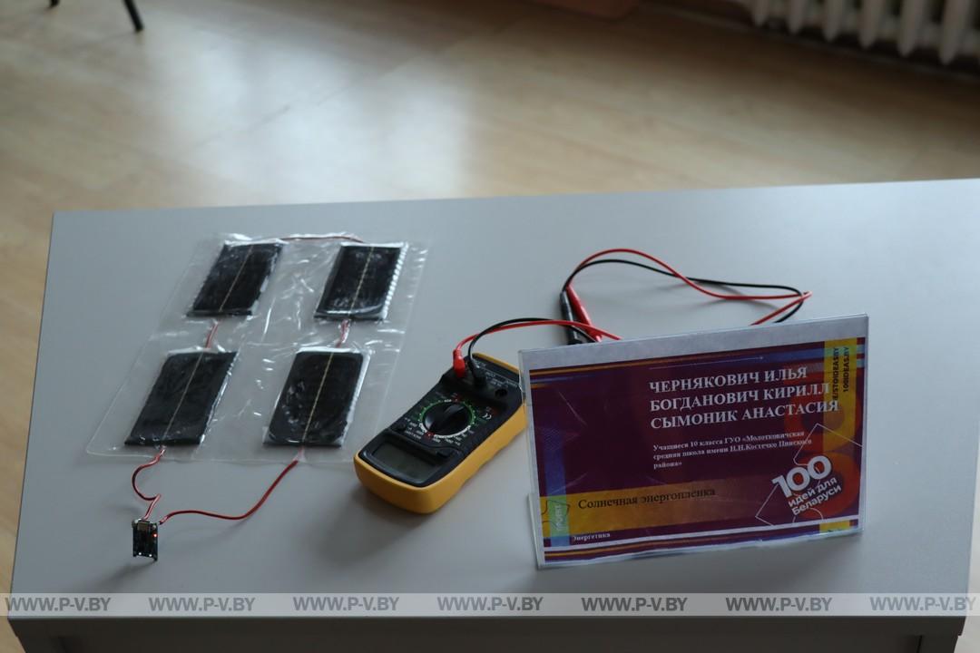 «100 идей для Беларуси» от юных исследователей Пинского района