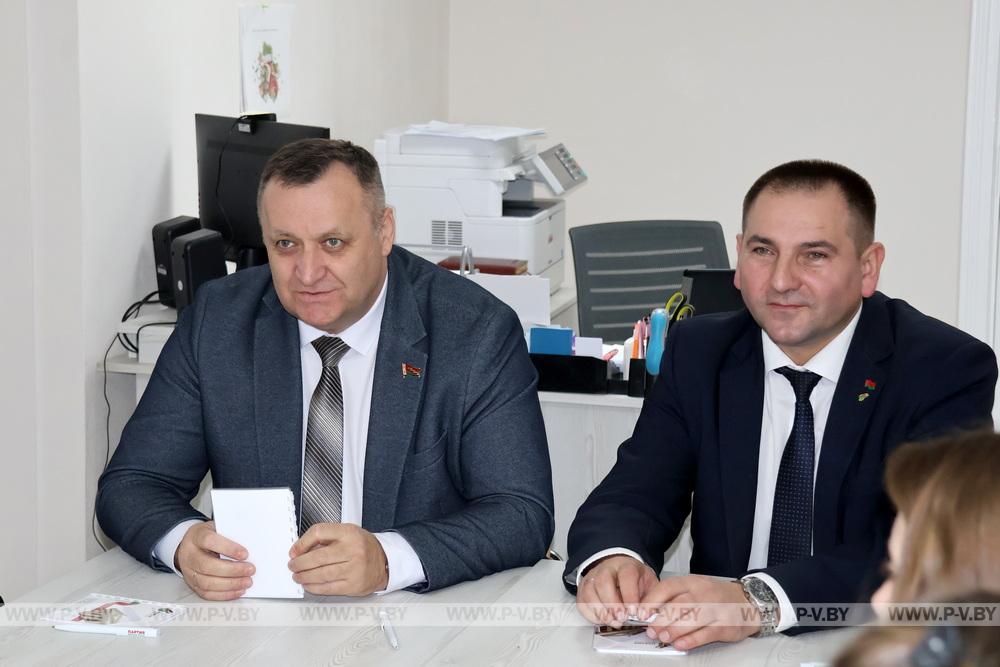 Молодые партийцы Пинского района и города Пинска координируют действия