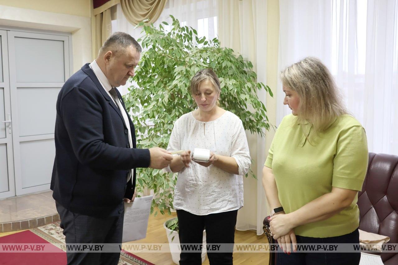 Редакция газеты «Пінскі веснік» присоединилась ко Дню подписчика, который прошел в райисполкоме