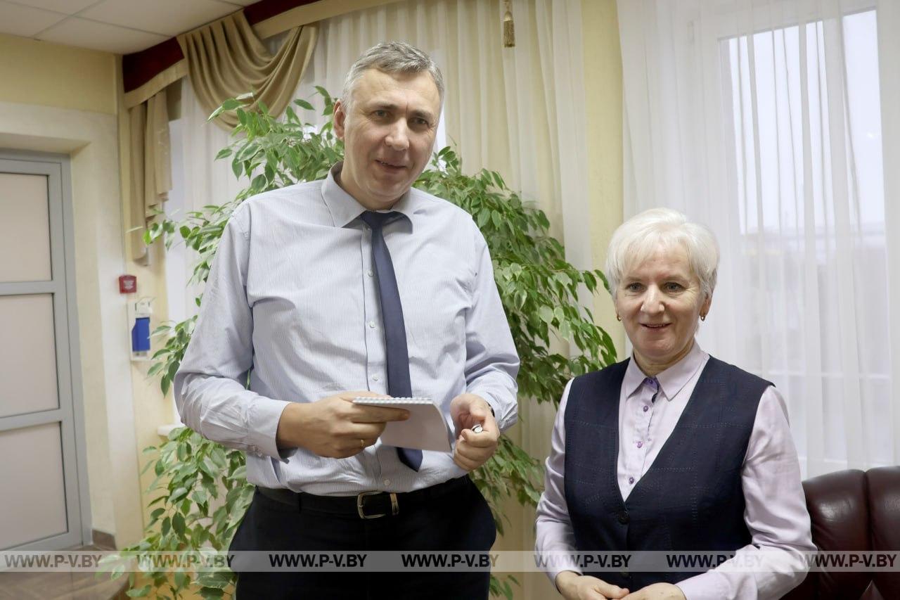 Редакция газеты «Пінскі веснік» присоединилась ко Дню подписчика, который прошел в райисполкоме