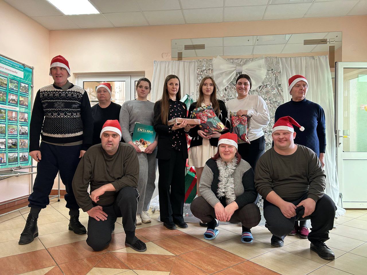 В подарок постояльцам пансионата «Пина» – сладости и творческое представление