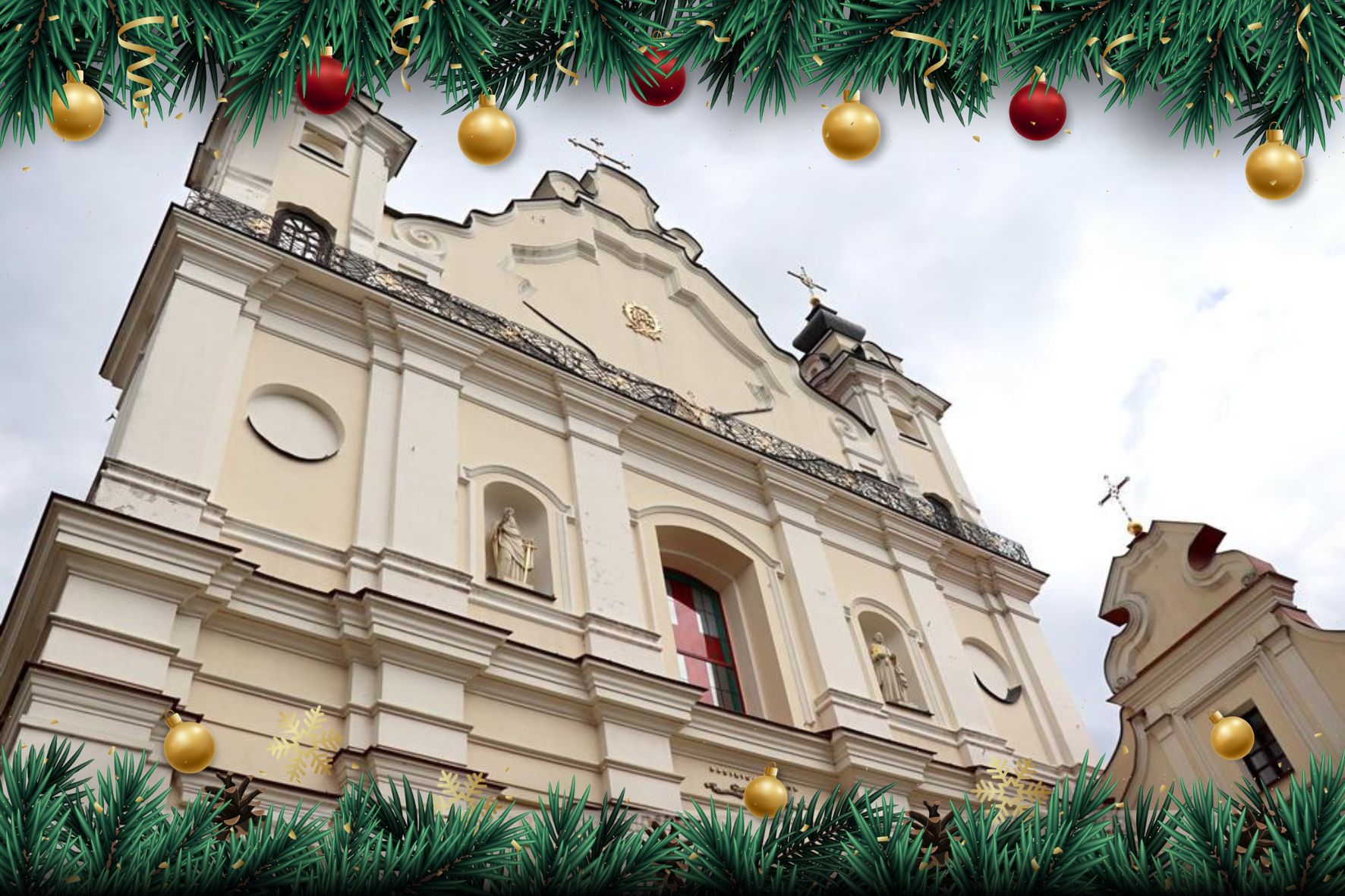 Віншаванне біскупа Пінскага Антонія Дзям’янкі на ўрачыстасць Божага Нараджэння