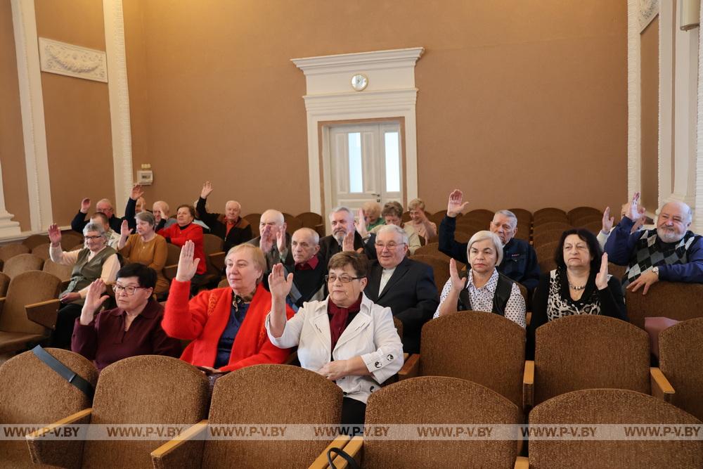 В Пинской районной организации Белорусского общественного объединения ветеранов подвели итоги ушедшей пятилетки