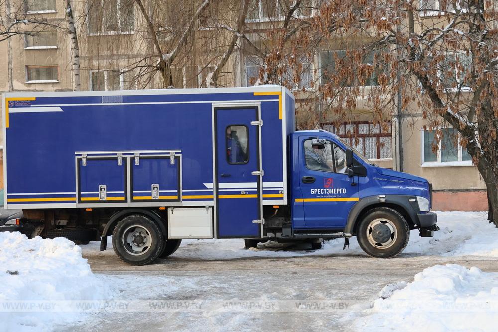 В Пинске порыв водопровода ликвидировали оперативно