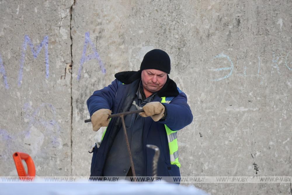 В Пинске порыв водопровода ликвидировали оперативно