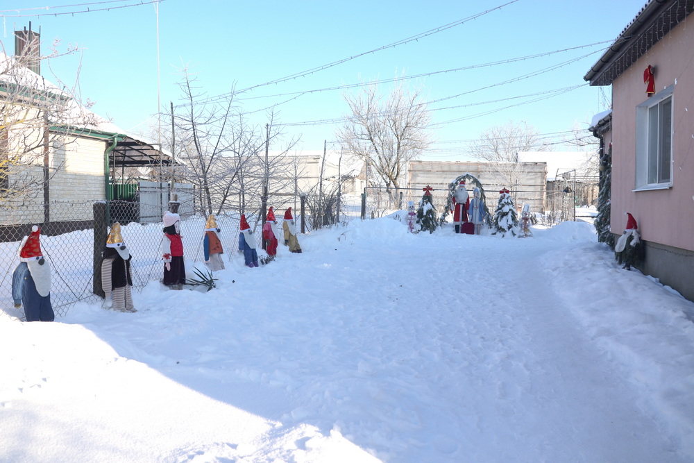 Жители агрогородка Сошно создали в своем дворе сказку и выхаживают аиста