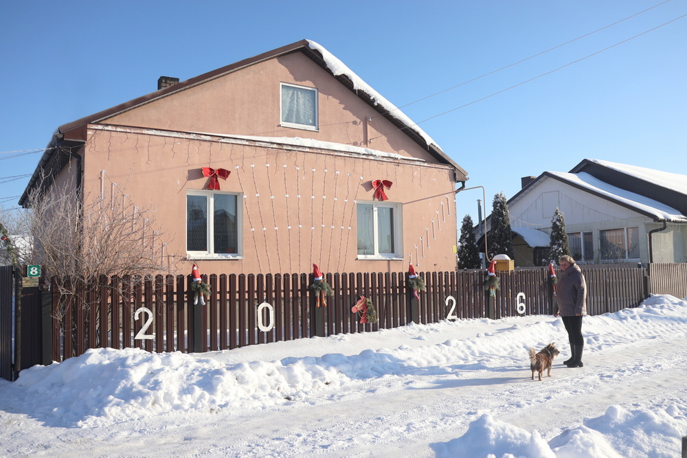 Жители агрогородка Сошно создали в своем дворе сказку и выхаживают аиста
