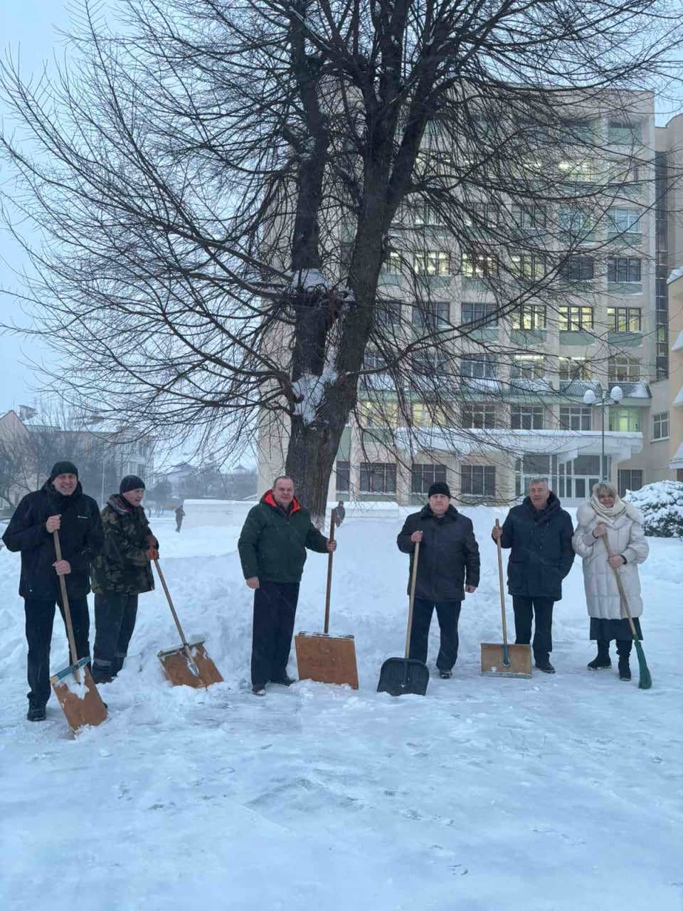 Очистим снег вместе!