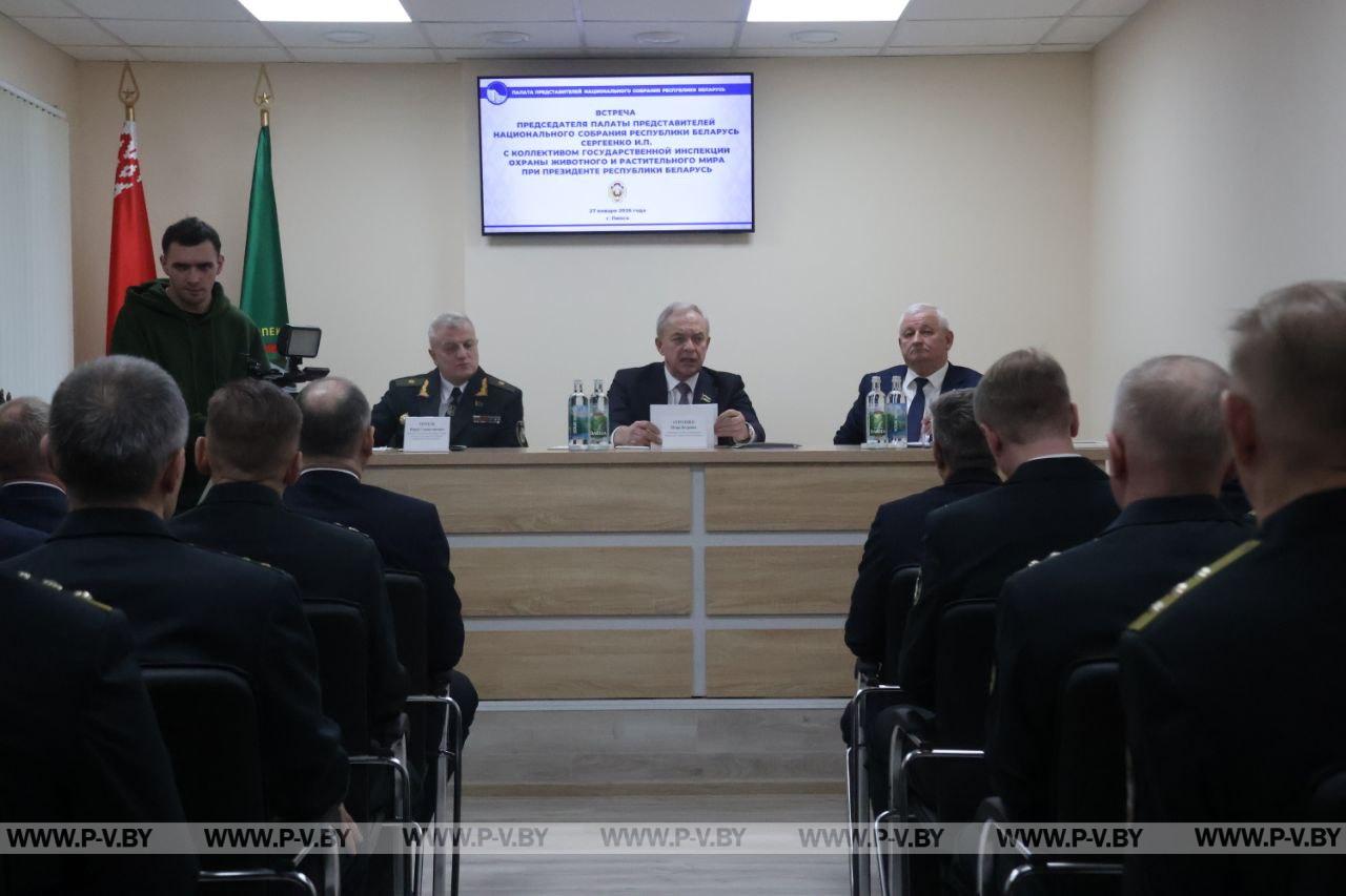 Продолжается двухдневный рабочий визит Председателя Палаты представителей Игоря Сергеенко и главы области Петра Пархомчика в город Пинск