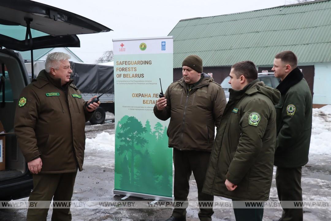 Новое противопожарное оборудование поступило в лесхозы Брестчины