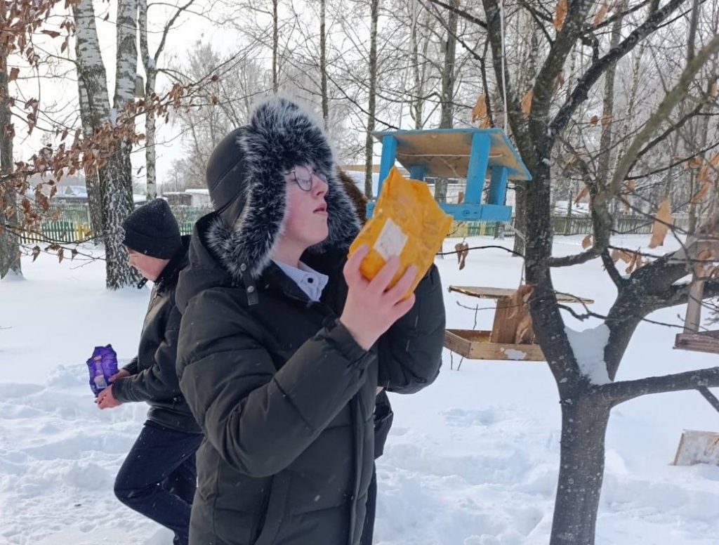 Школьники взяли шефство над пернатыми