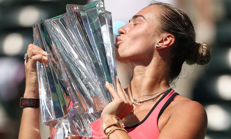 Соболенко с третьей попытки выиграла турнир WTA-1000 в Индиан-Уэллсе
