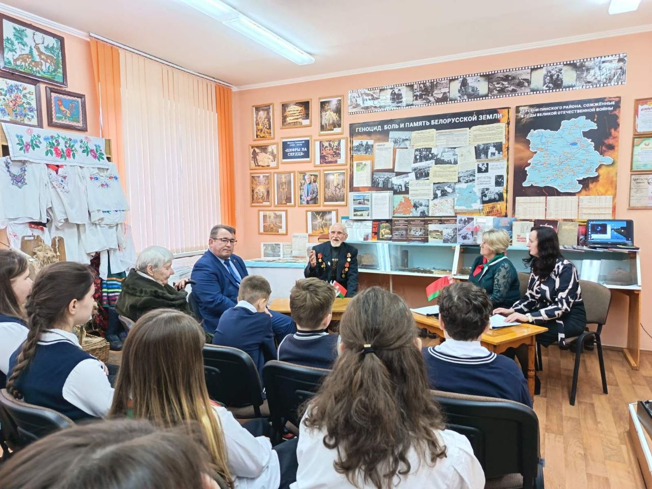 В Чуховской средней школе прошло мероприятие "Огонек памяти"