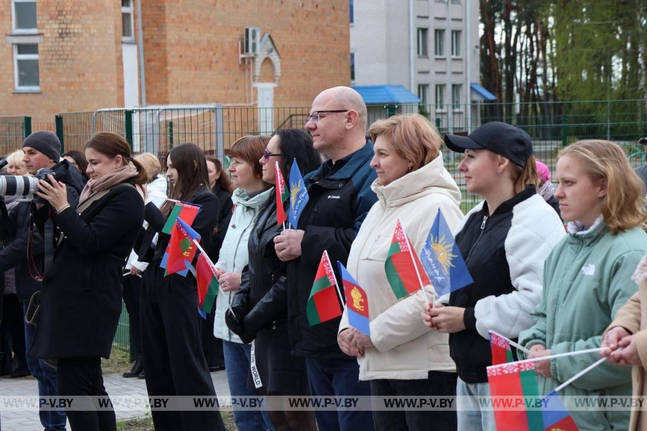 В детском реабилитационно-оздоровительном центре «Свитанак» проходит церемония открытия нового спального корпуса