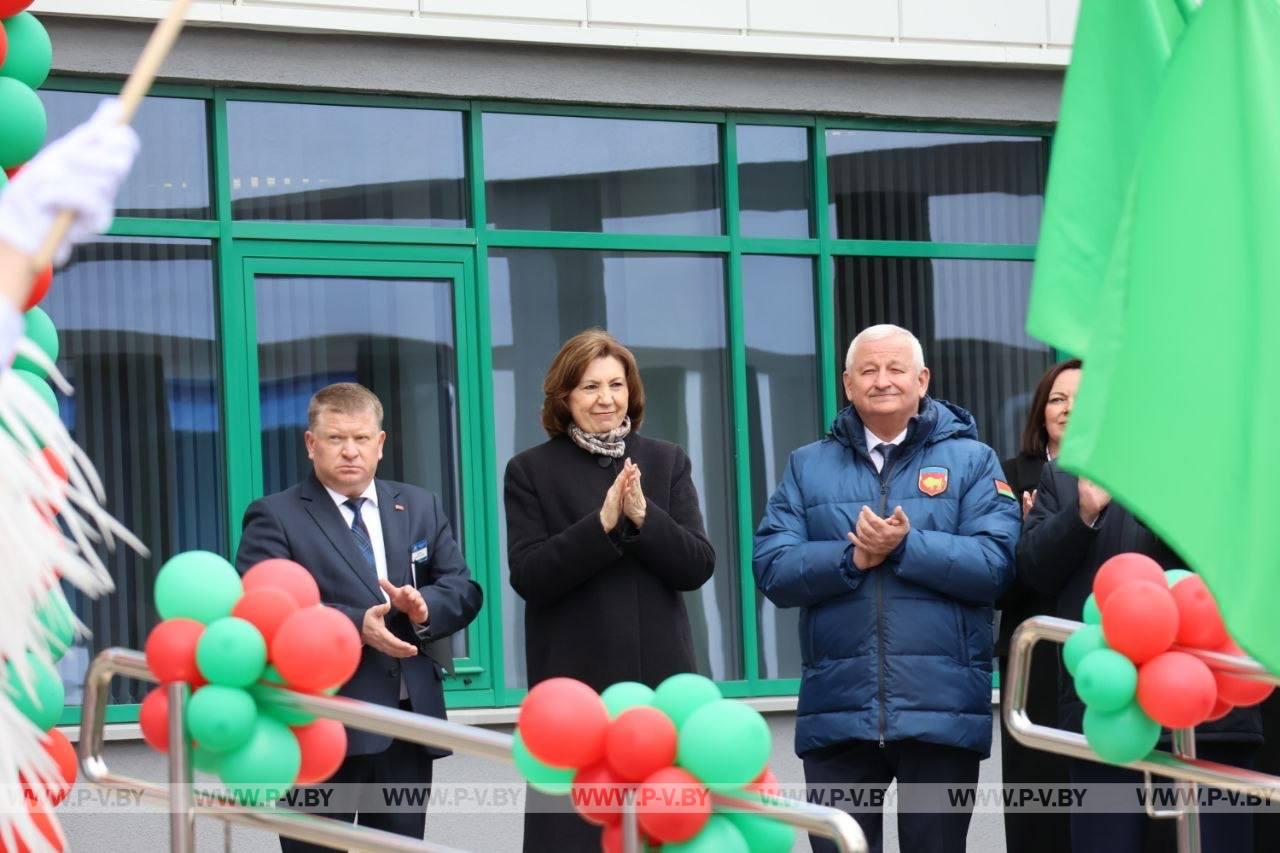 В детском реабилитационно-оздоровительном центре «Свитанак» проходит церемония открытия нового спального корпуса