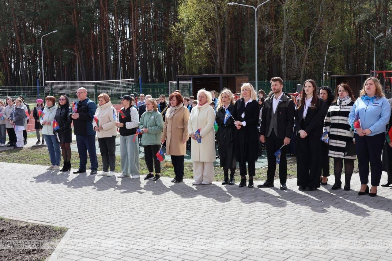 В детском реабилитационно-оздоровительном центре «Свитанак» проходит церемония открытия нового спального корпуса
