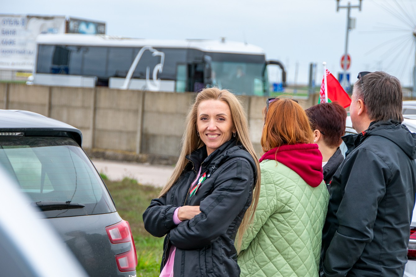 Сегодня в Пинске прошел масштабный патриотический автопробег