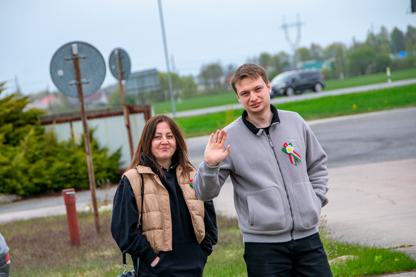 Сегодня в Пинске прошел масштабный патриотический автопробег