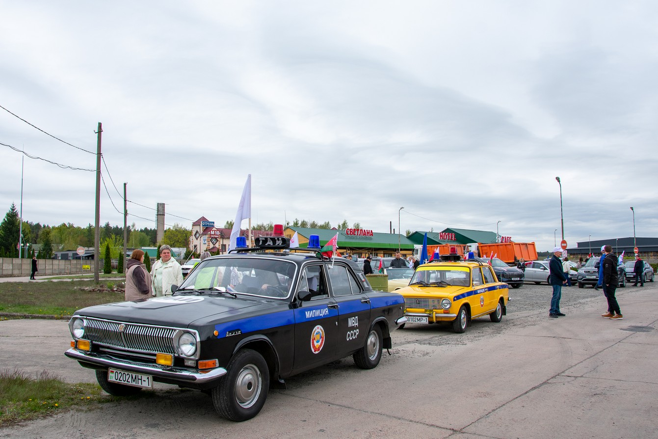 Сегодня в Пинске прошел масштабный патриотический автопробег