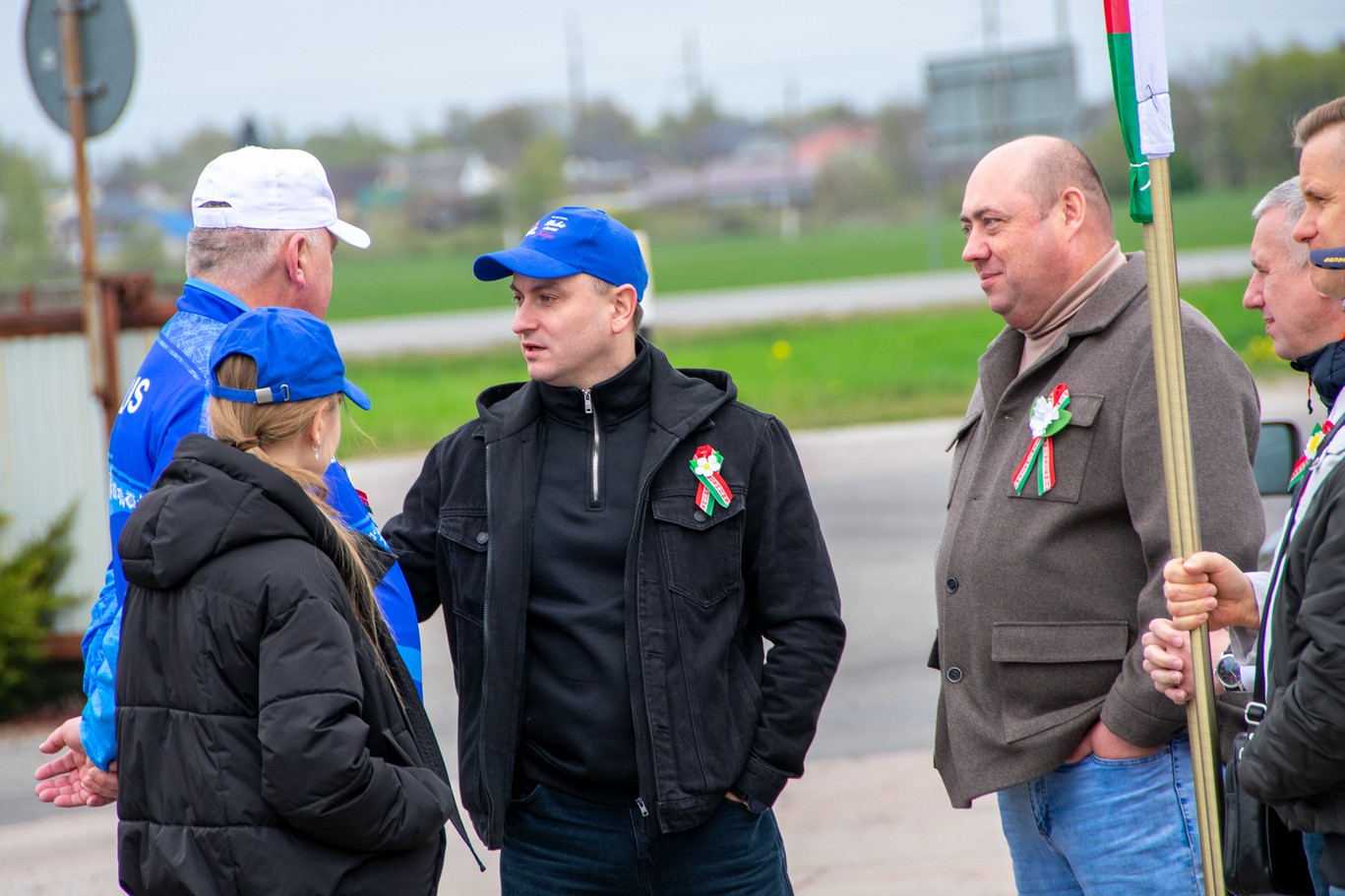 Сегодня в Пинске прошел масштабный патриотический автопробег