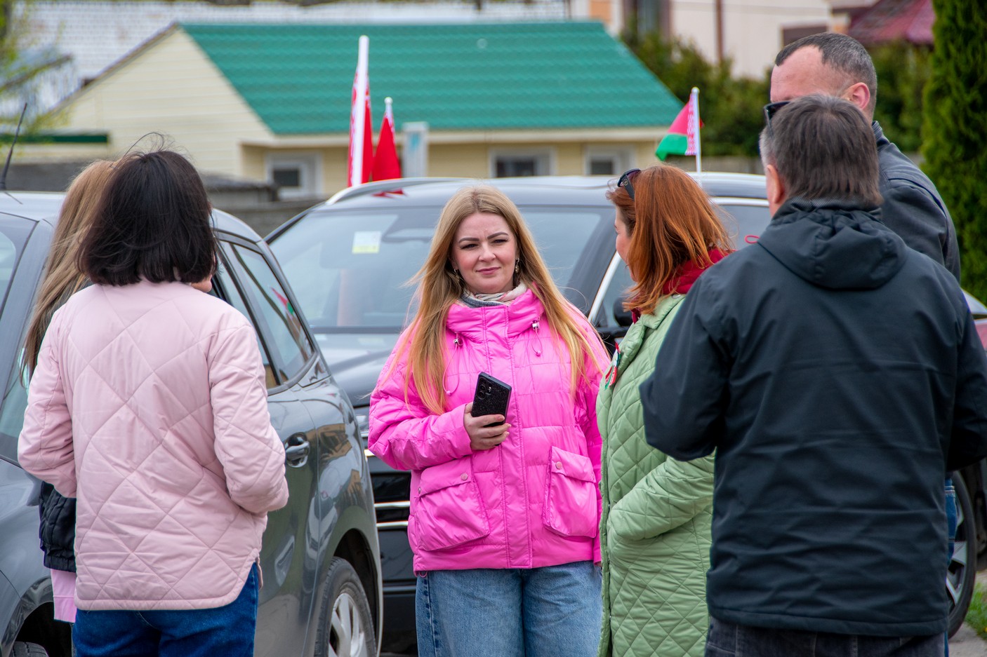 Сегодня в Пинске прошел масштабный патриотический автопробег